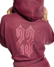 Load image into Gallery viewer, Women’s Mesh Irongate Arch Hoodie - Burgundy