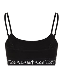 Women's Script Bra - Black/White