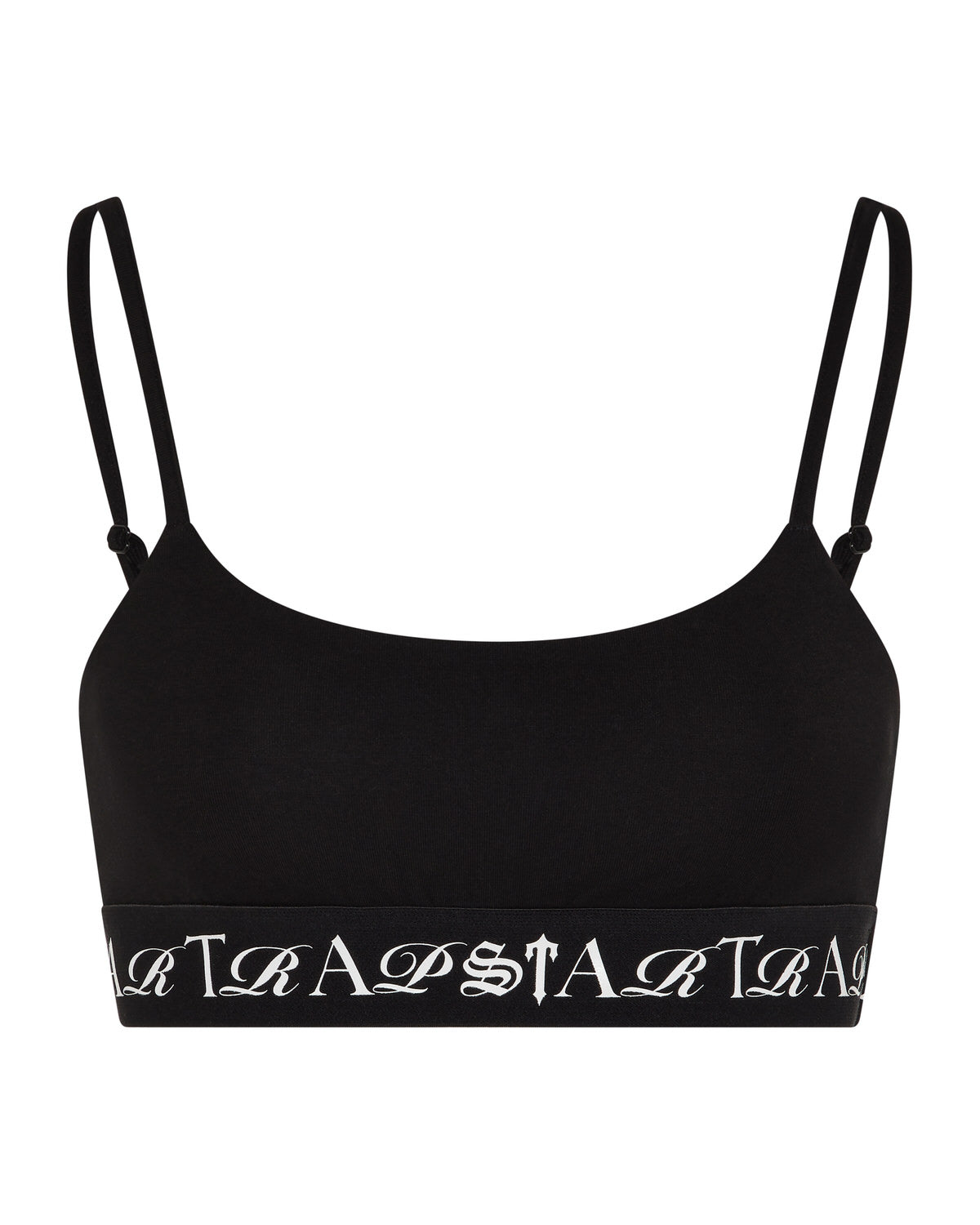 Women's Script Bra - Black/White