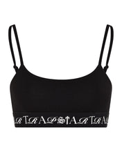 Load image into Gallery viewer, Women&#39;s Script Bra - Black/White