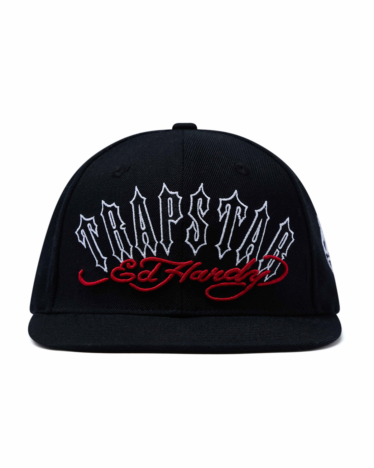 Trapstar x Ed Hardy Irongate Arch Cap - Black/White