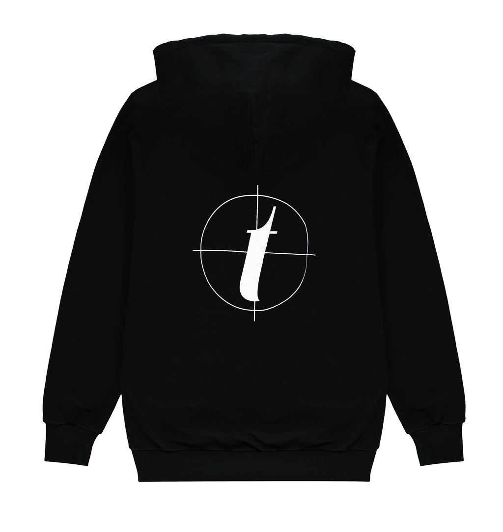 Crosshair Hoodie - Black/White