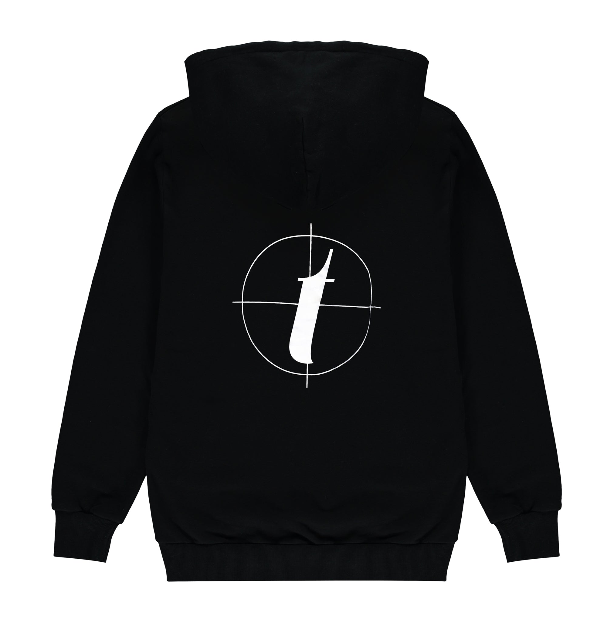 Crosshair Hoodie - Black/White