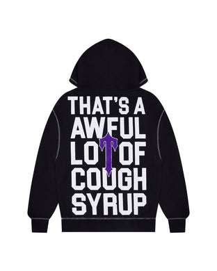 Trapstar x Cough Syrup Hoodie - Black