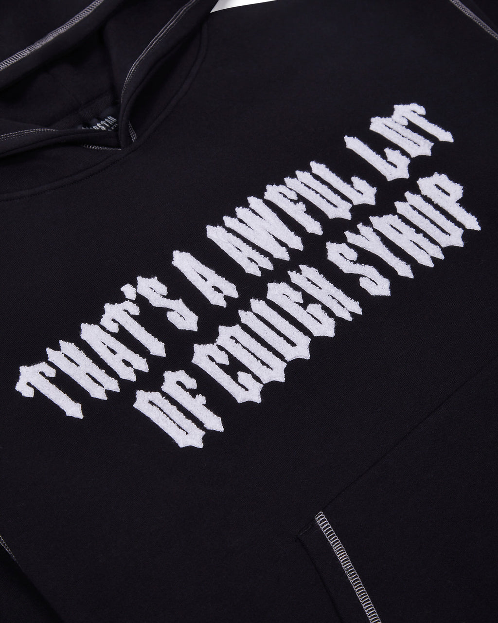 Trapstar x Cough Syrup Hoodie - Black*