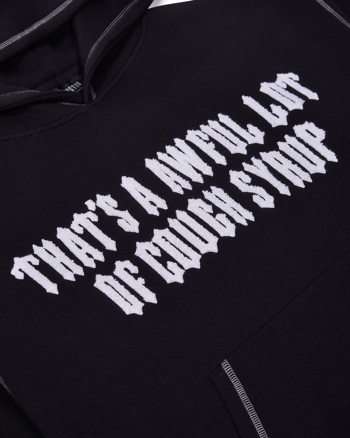 Trapstar x Cough Syrup Hoodie - Black*