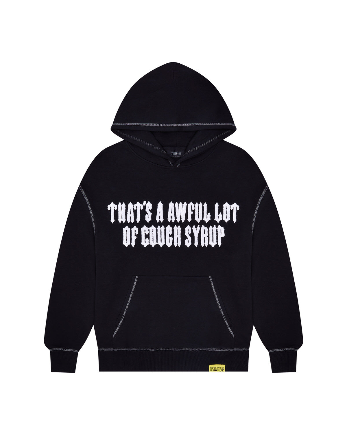 Trapstar x Cough Syrup Hoodie - Black