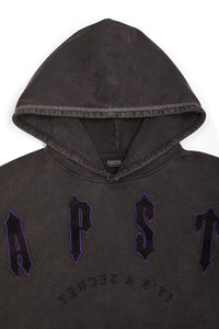 Trapstar x Cough Syrup Irongate Arch Hoodie - Black Enzyme