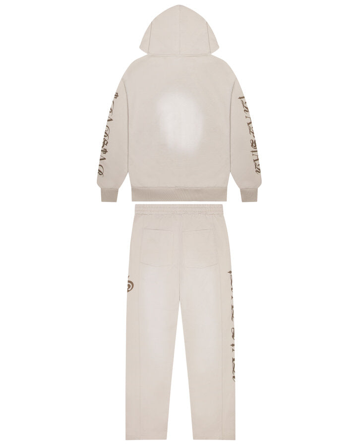 Script Spray Tracksuit - Sand