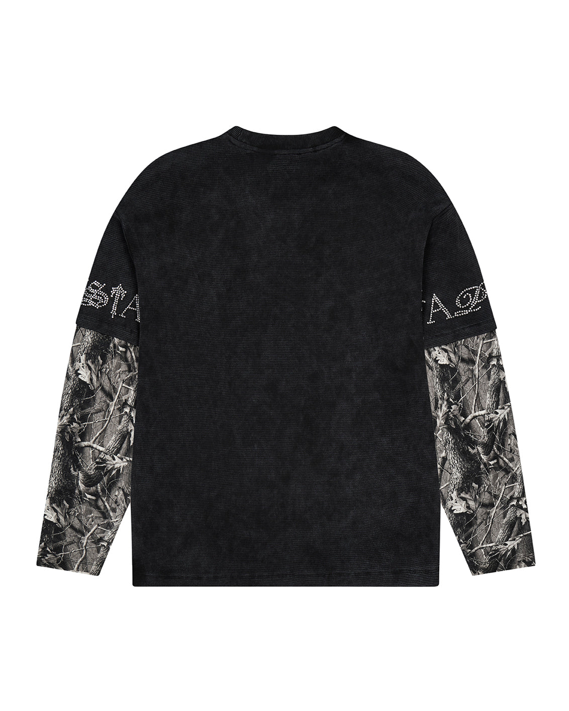 Samurai Diamanté LS Tee - Black