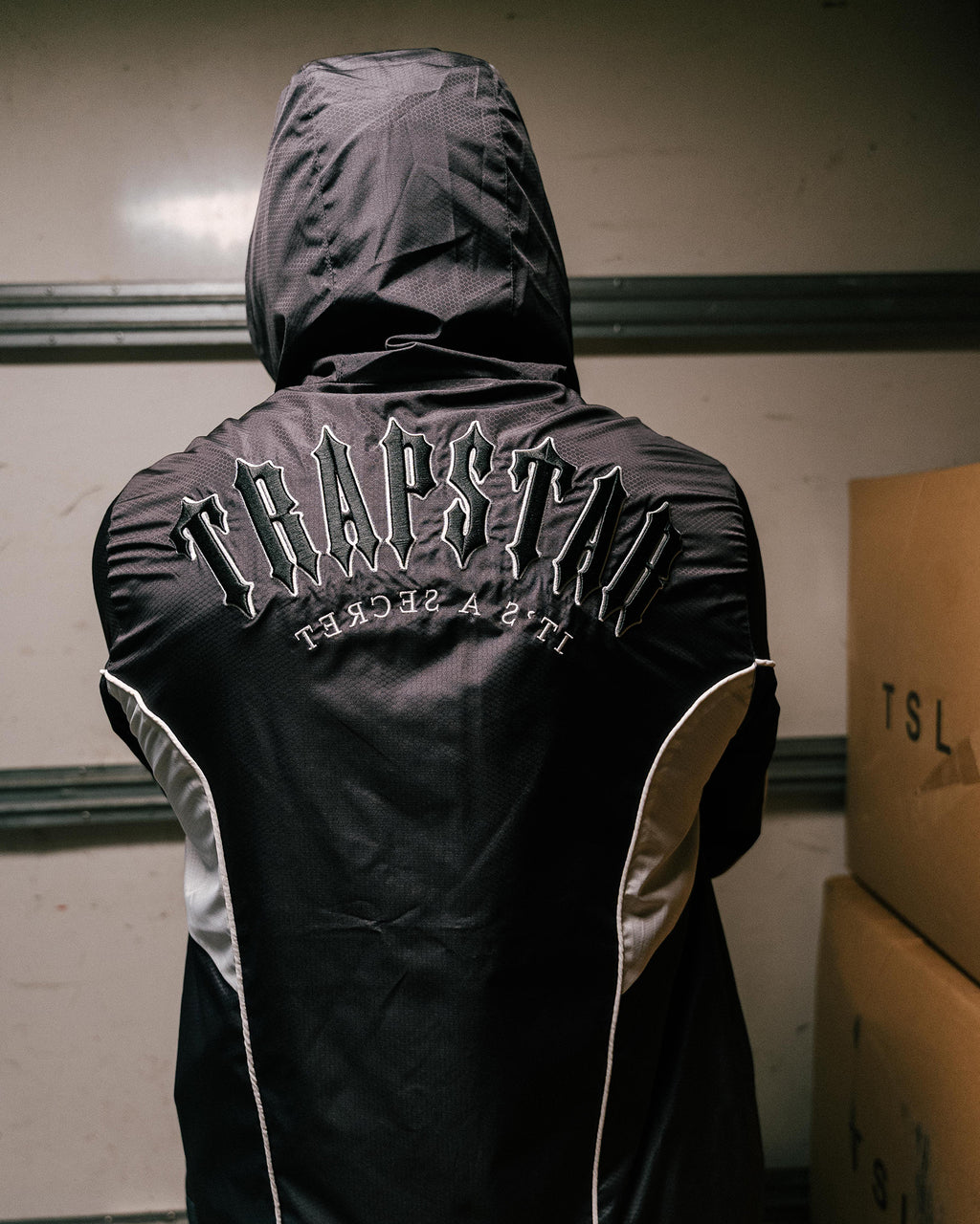 PRE ORDER Silicone Badge Windbreaker - Black