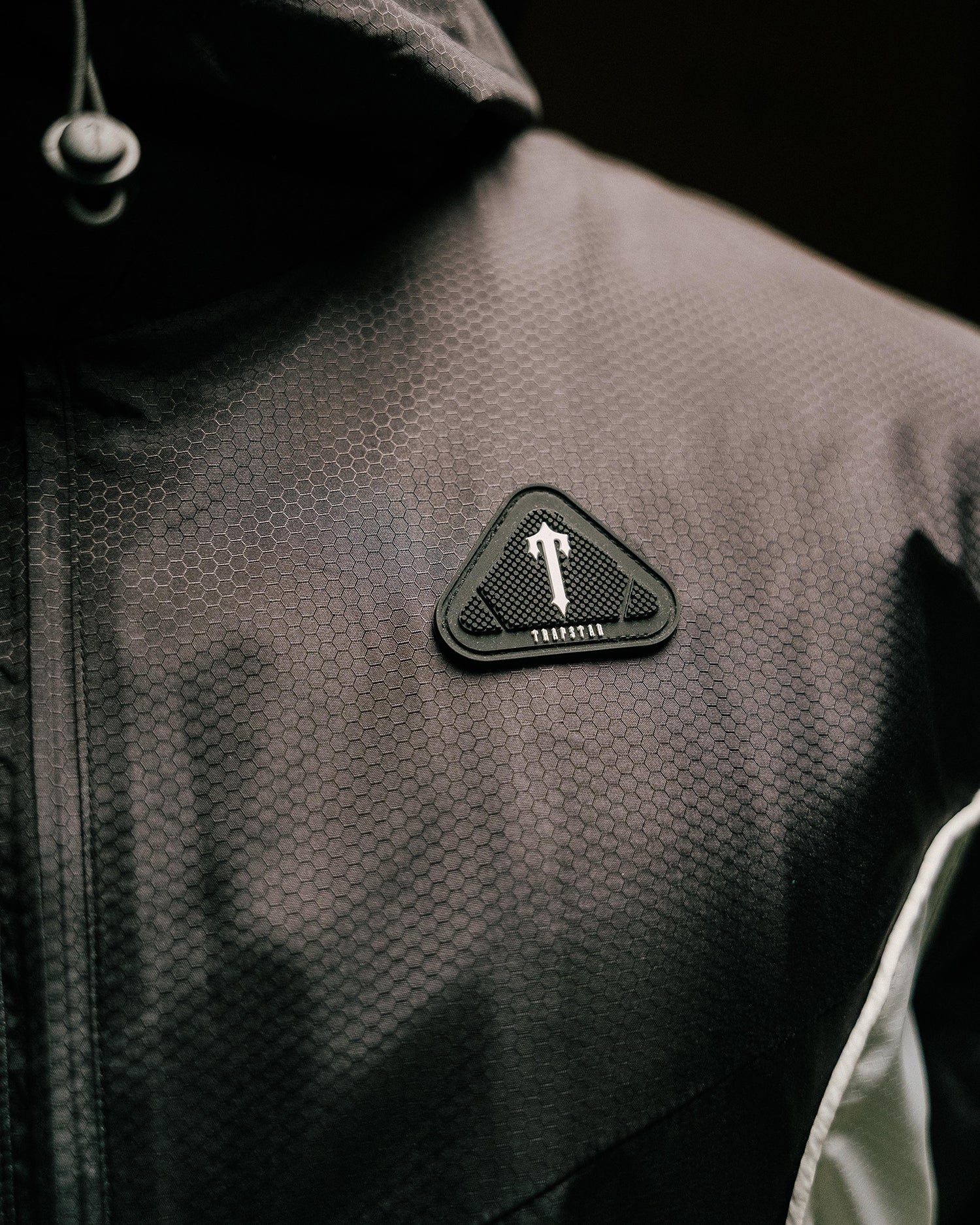 PRE ORDER Silicone Badge Windbreaker - Black