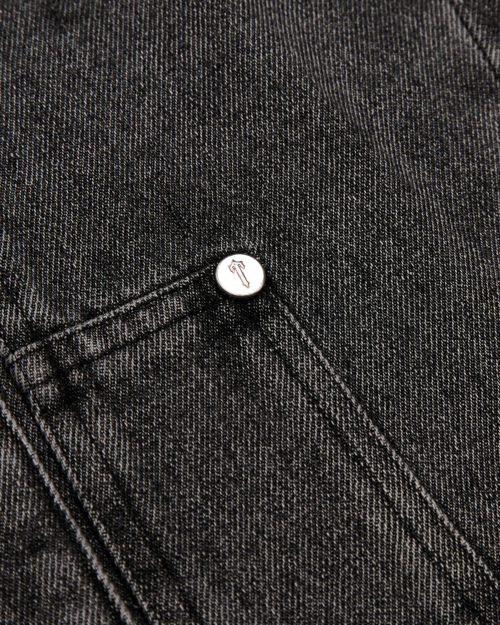 Denim Carpenter Pants - Grey*