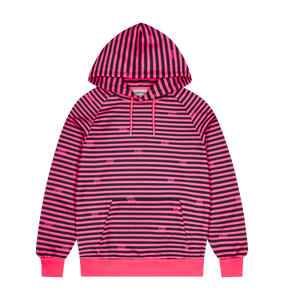 Encryption Hoodie - Neon Pink/Black