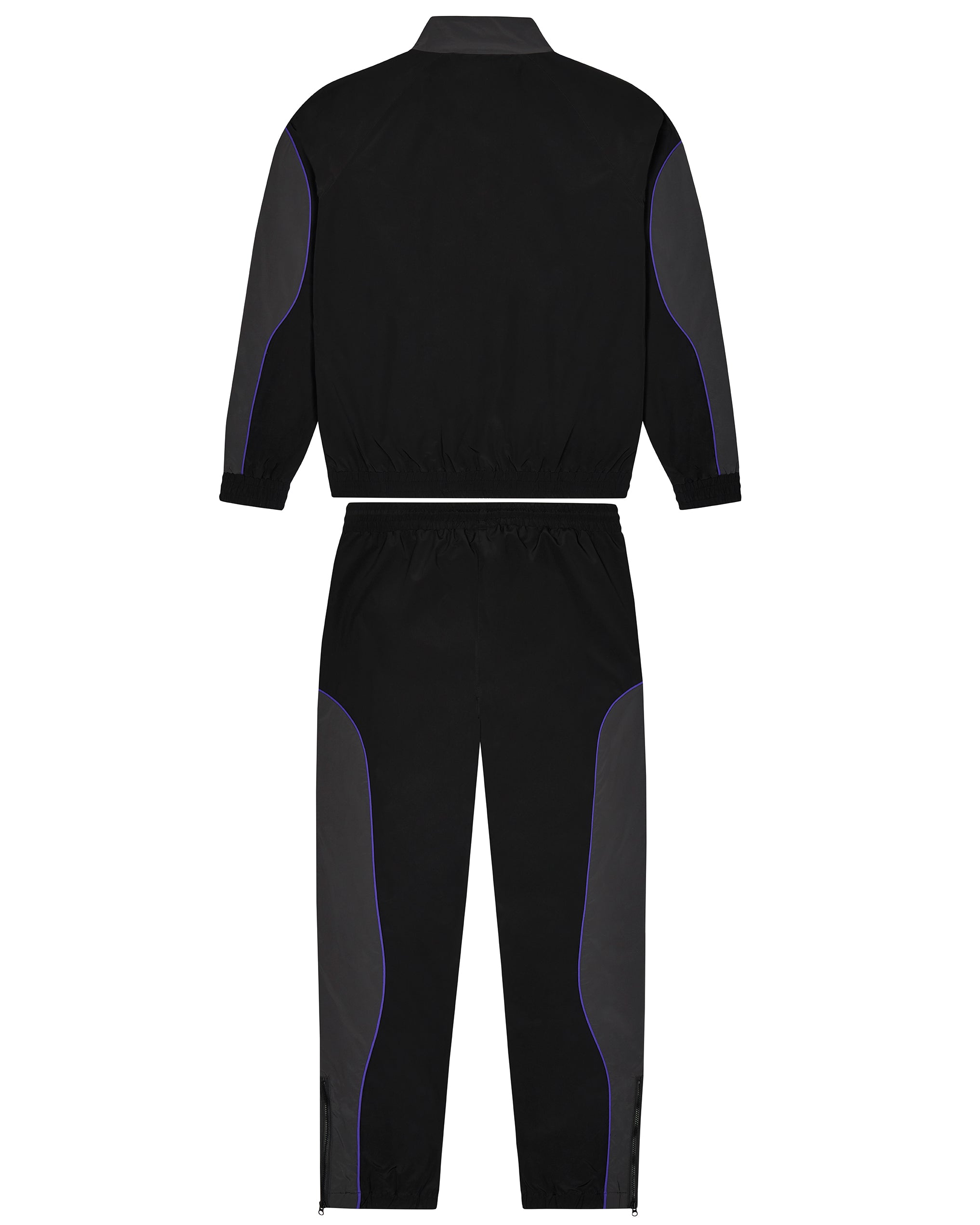 Foundation Shell Tracksuit - Black/Grey