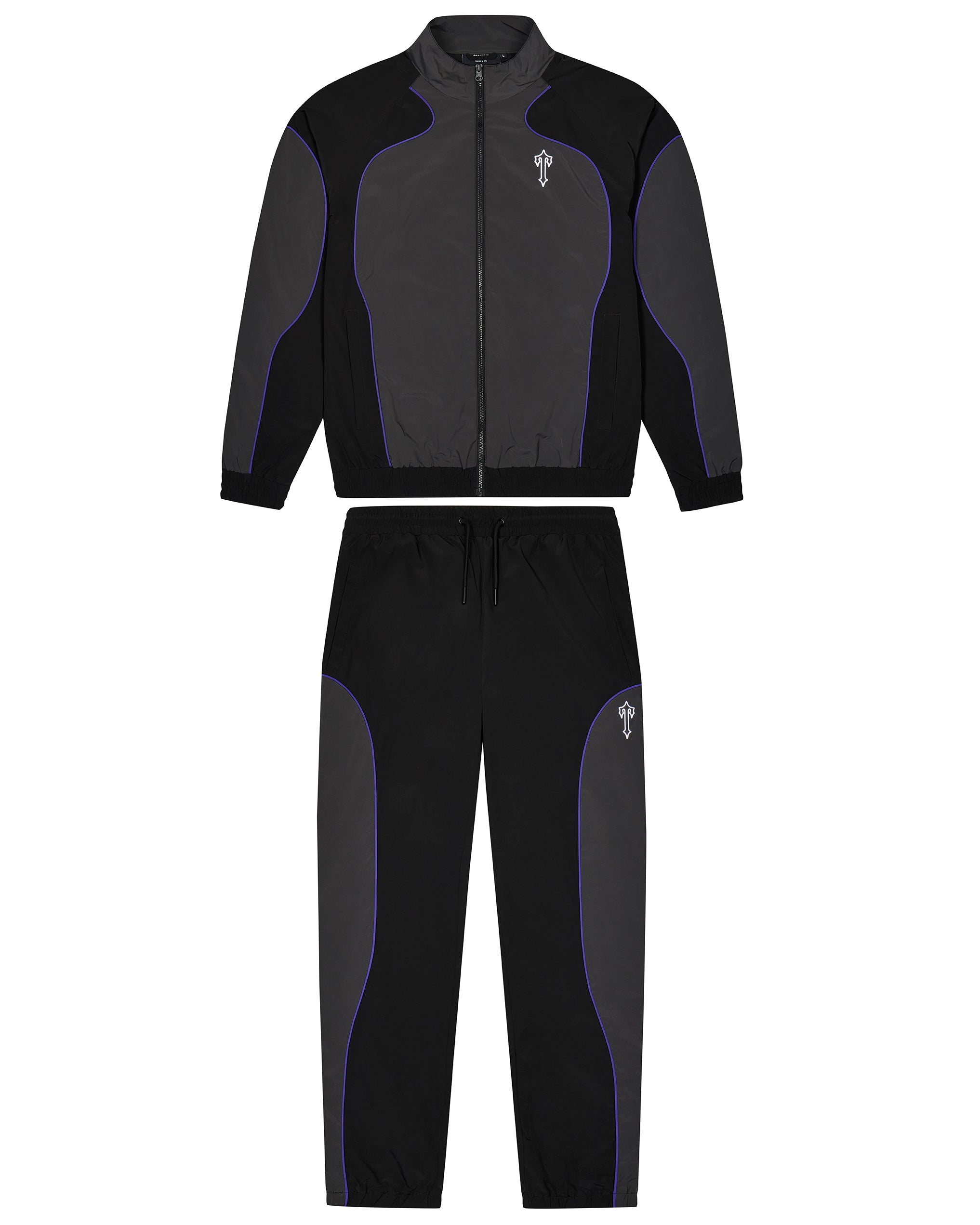 Foundation Shell Tracksuit - Black/Grey