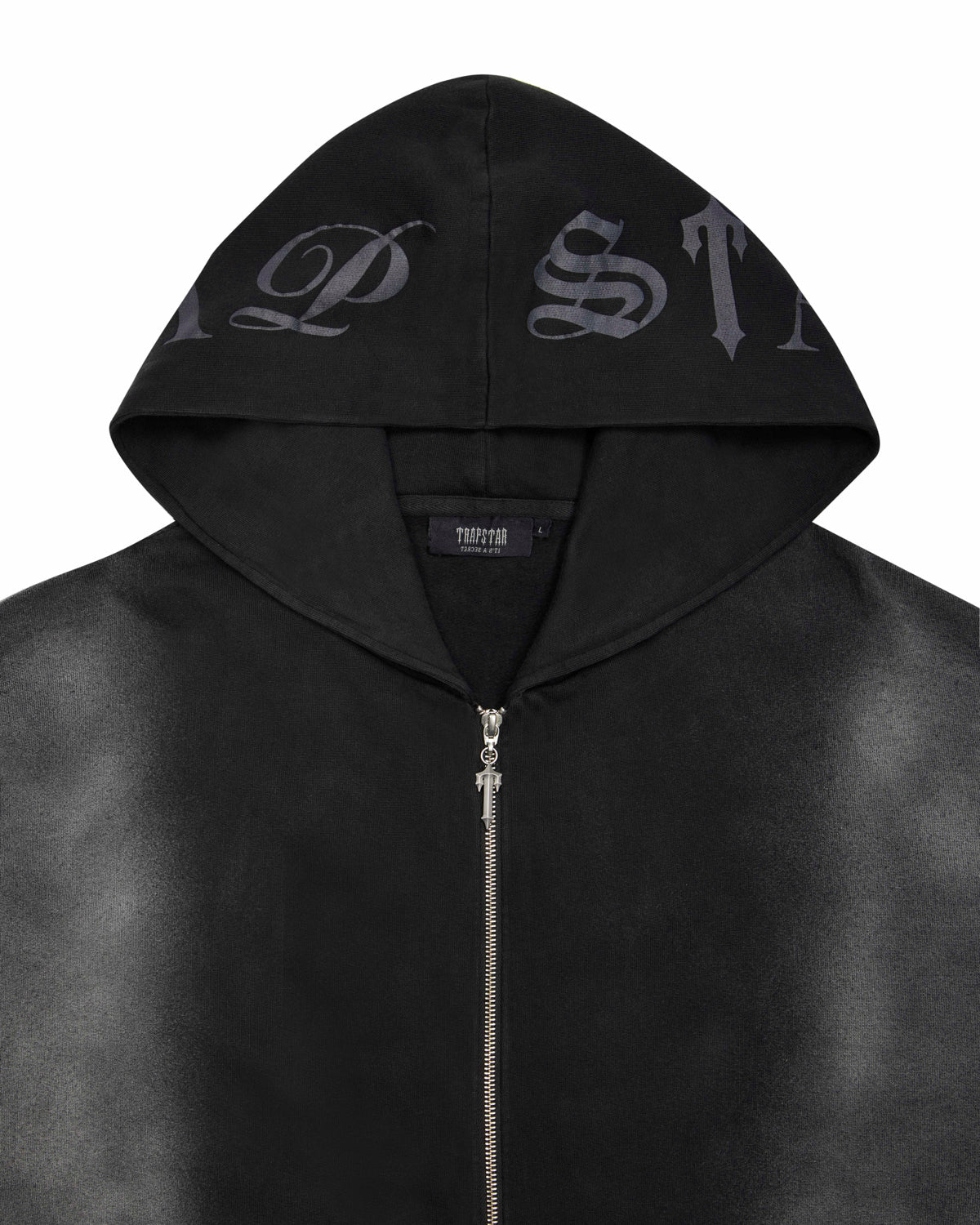 Trapstar Script Hoodie - Black