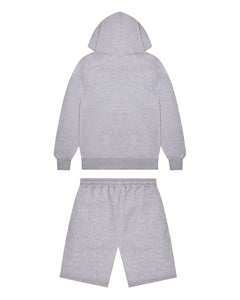 Shooters Hoodie Shorts Set - Grey