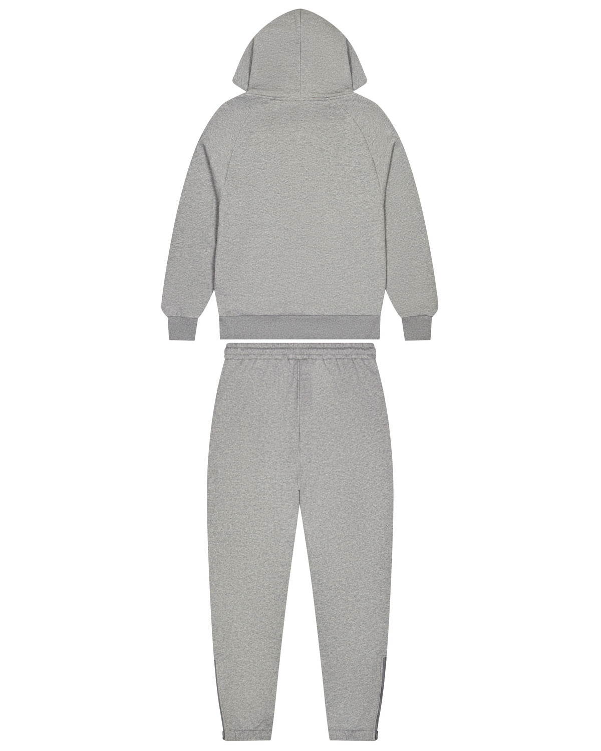 Decoded Chenille Hooded Tracksuit - Grey/Blue/Red