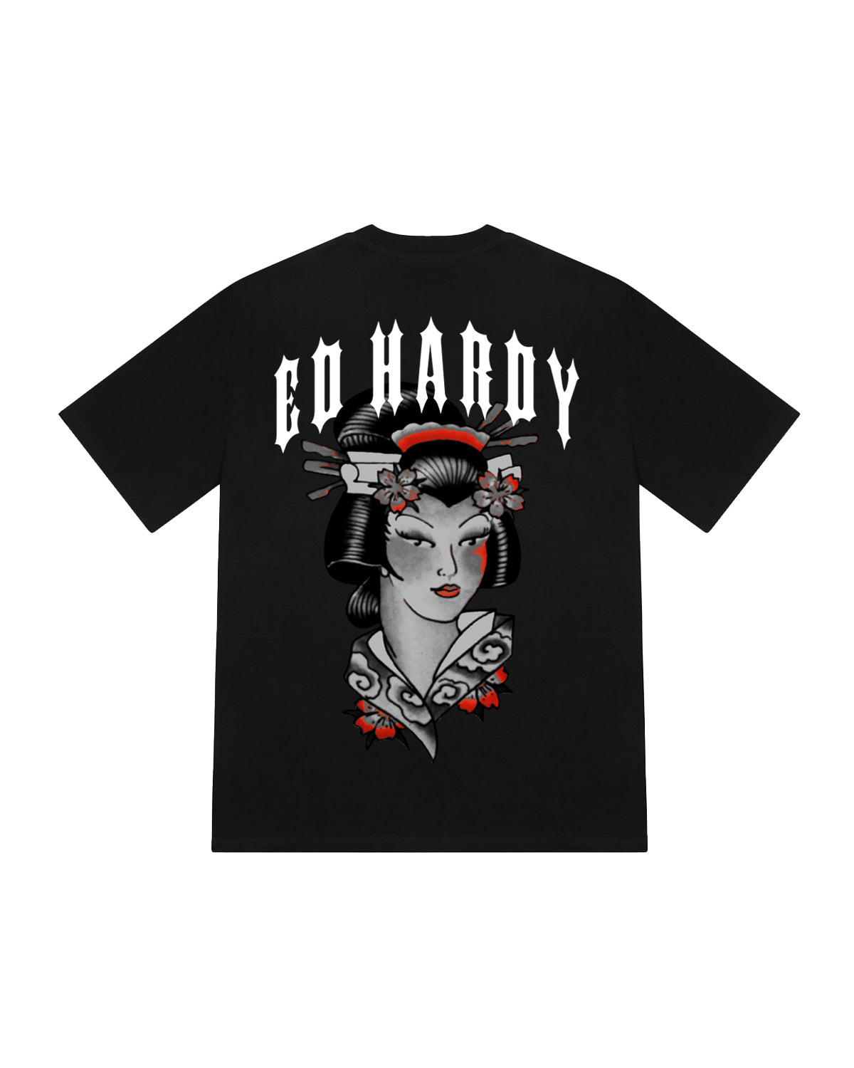 Trapstar x Ed Hardy Geisha Tee - Black