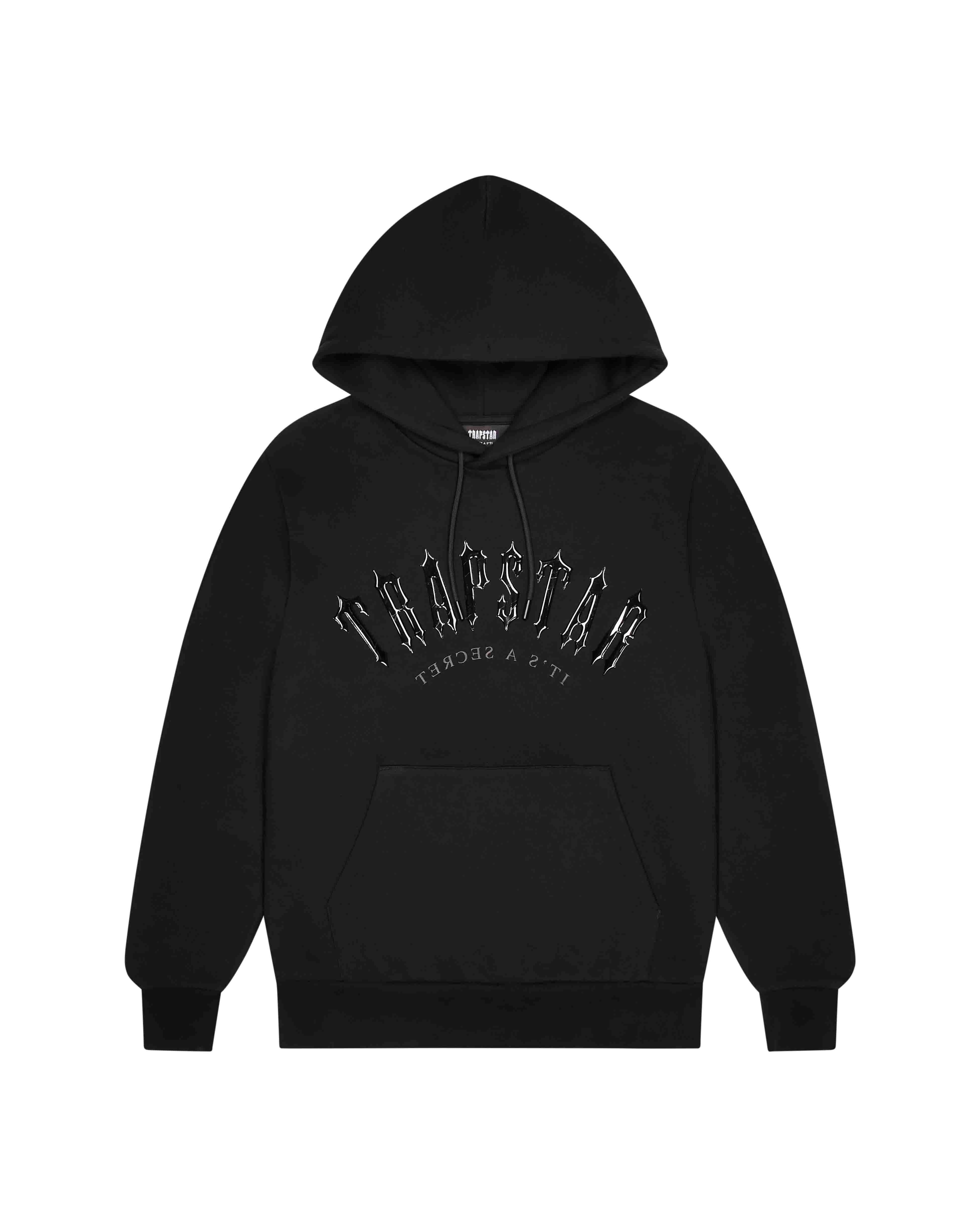 Decoded Hooded Gel Tracksuit - Blackout – Trapstar London