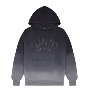 Irongate Arch Chenille Hoodie Short Set - Black Gradient