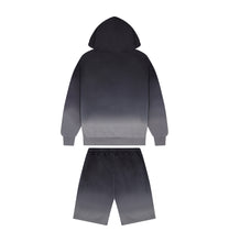 Load image into Gallery viewer, Irongate Arch Chenille Hoodie Short Set - Black Gradient