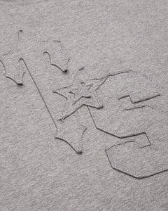 Women’s TS-Star Applique Baby Tee - Grey