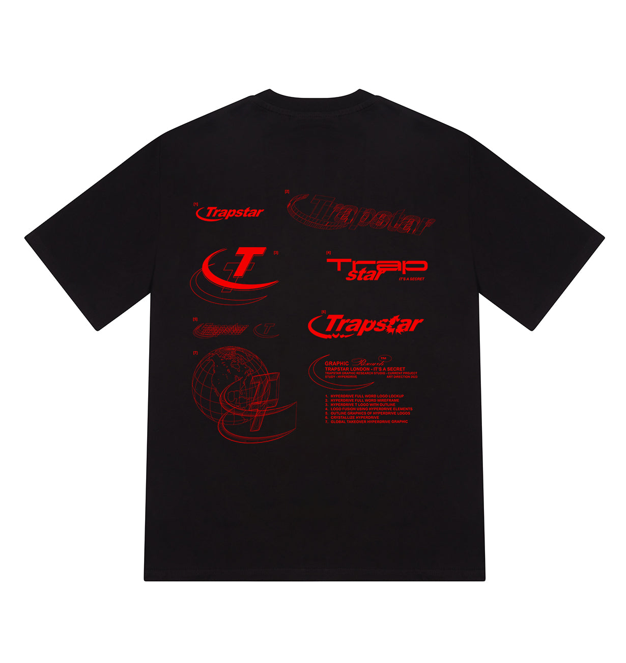 Trapstar Hyperdrive Odyssey Tee - Black