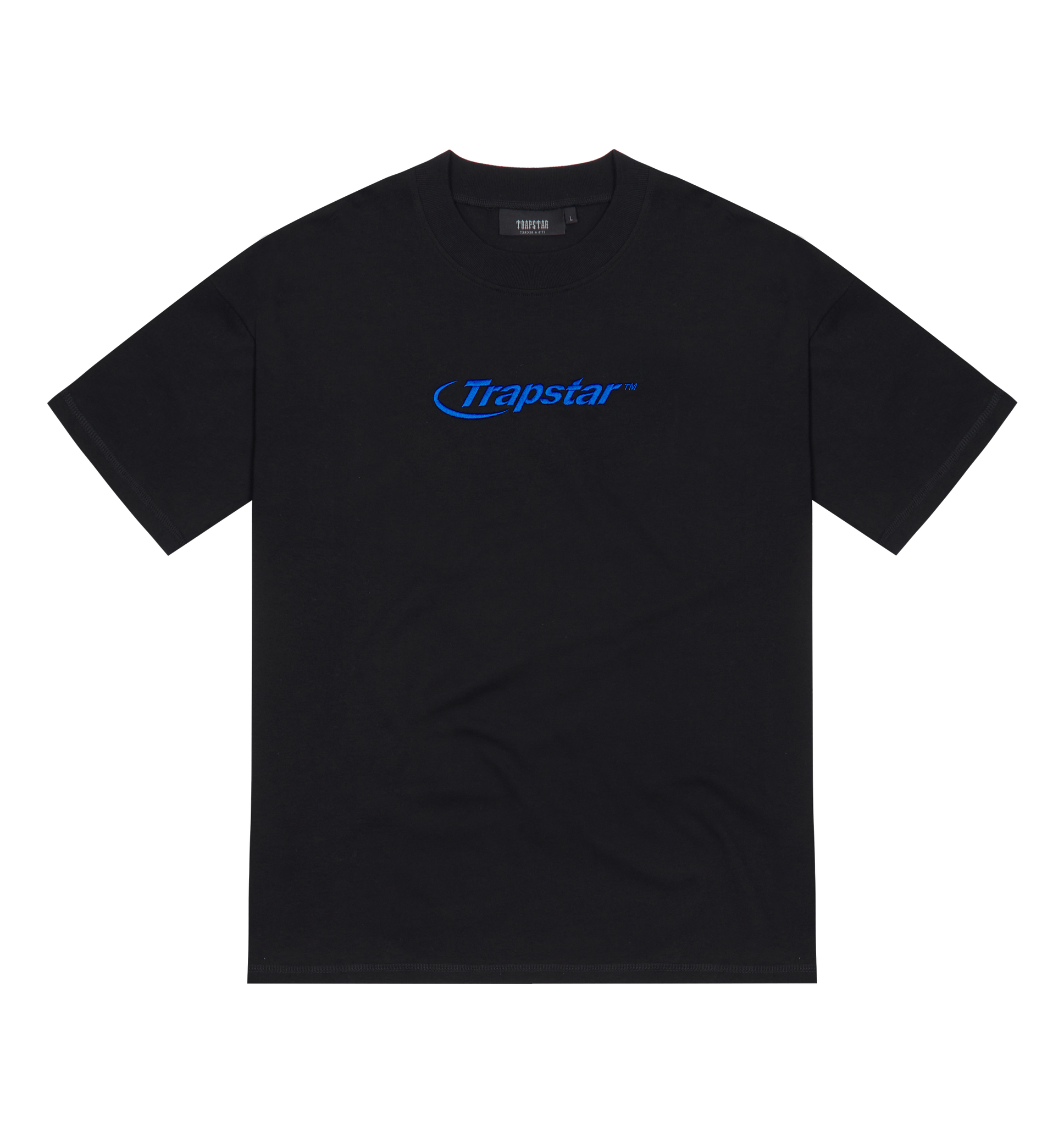 Hyperdrive Embroidered Tee - Black/Blue – Trapstar London
