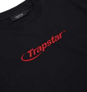 Hyperdrive Embroidered Tee - Black/Red