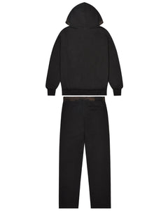 Hyperdrive Zip Through Tracksuit - Washed Black