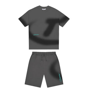 Hyperdrive Spray Short Set - Black