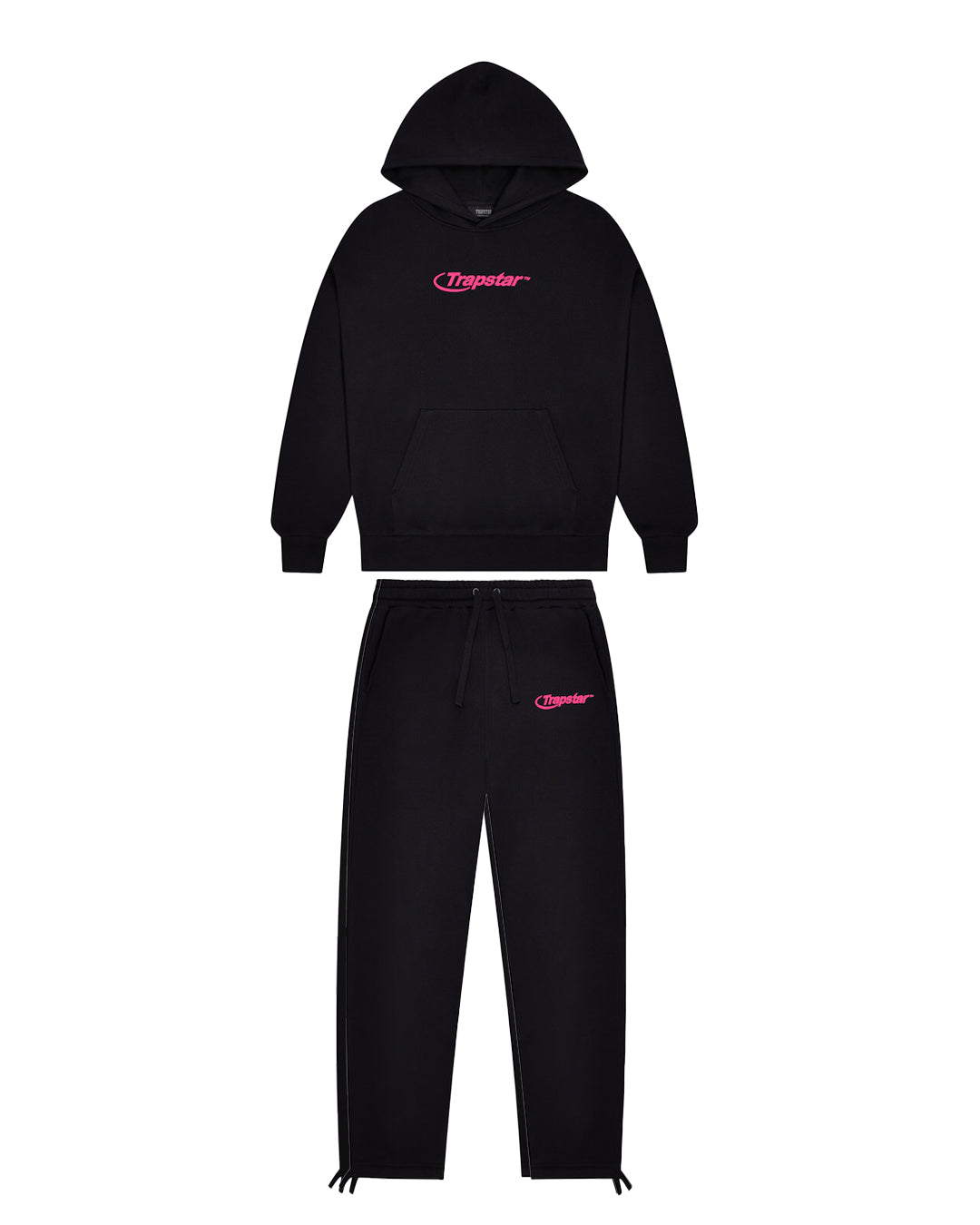 Hyperdrive Embroidered Tracksuit - Black/Pink