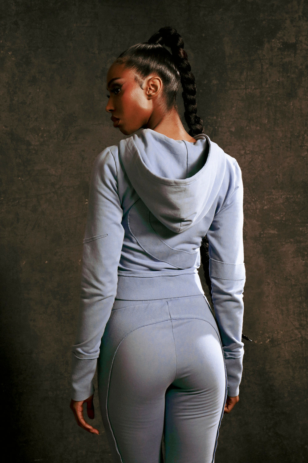 Trapstar Women's Hyperdrive Rib Panel Track Bottoms - Blue