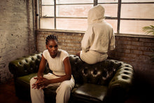 Load image into Gallery viewer, Women’s TS-Star Zip Up Track Top - Off White