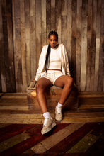 Load image into Gallery viewer, Women’s TS-Star Zip Up Track Top - Off White