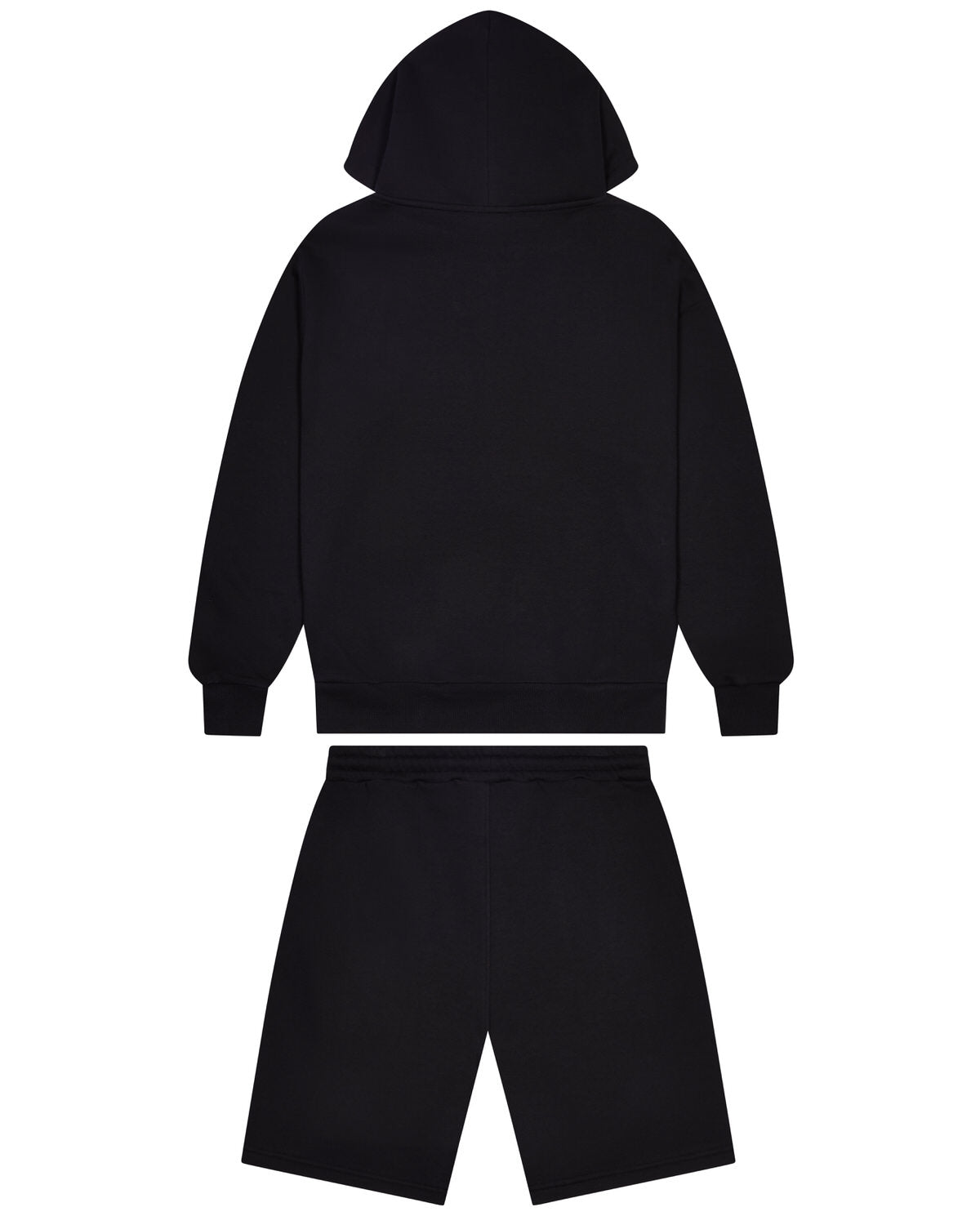 Split Arch Irongate Hooded Shorts Set - Black/Blue