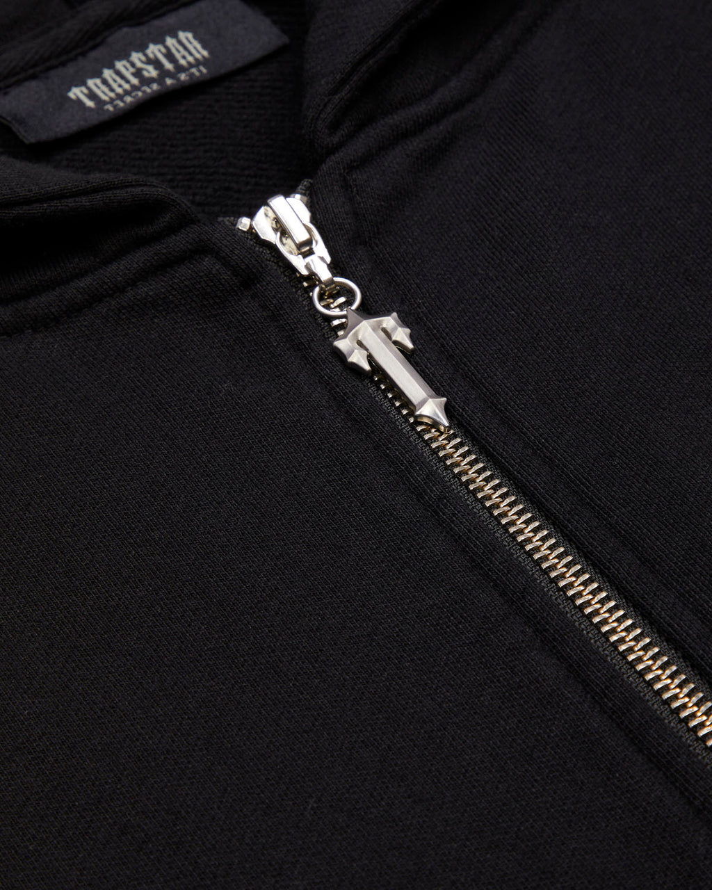 Irongate Patchwork Zip Hoodie - Jet Black