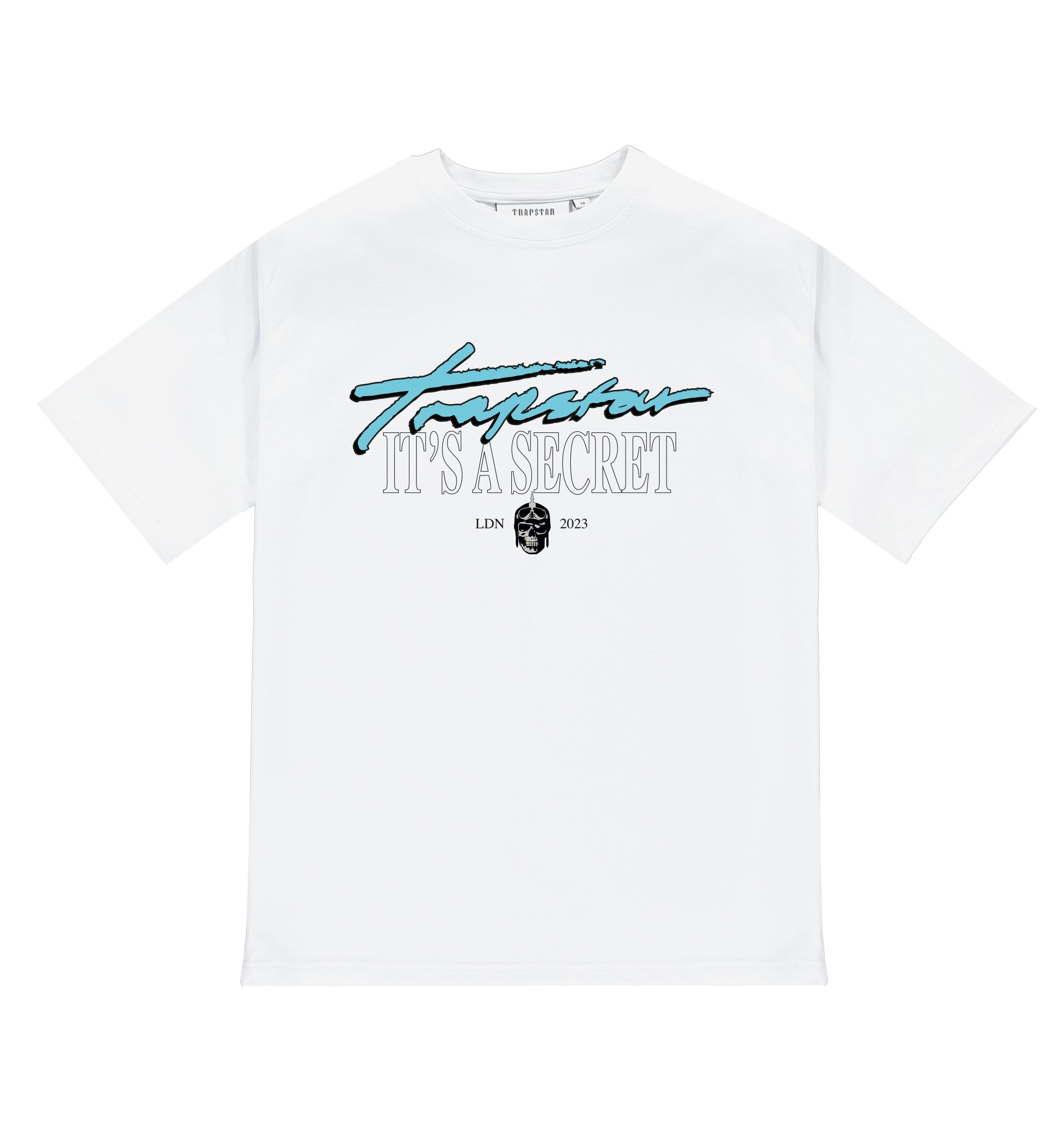 It's A Secret 2023 Tee - White/Teal