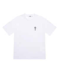 TS Star Print Tee - White/Blue