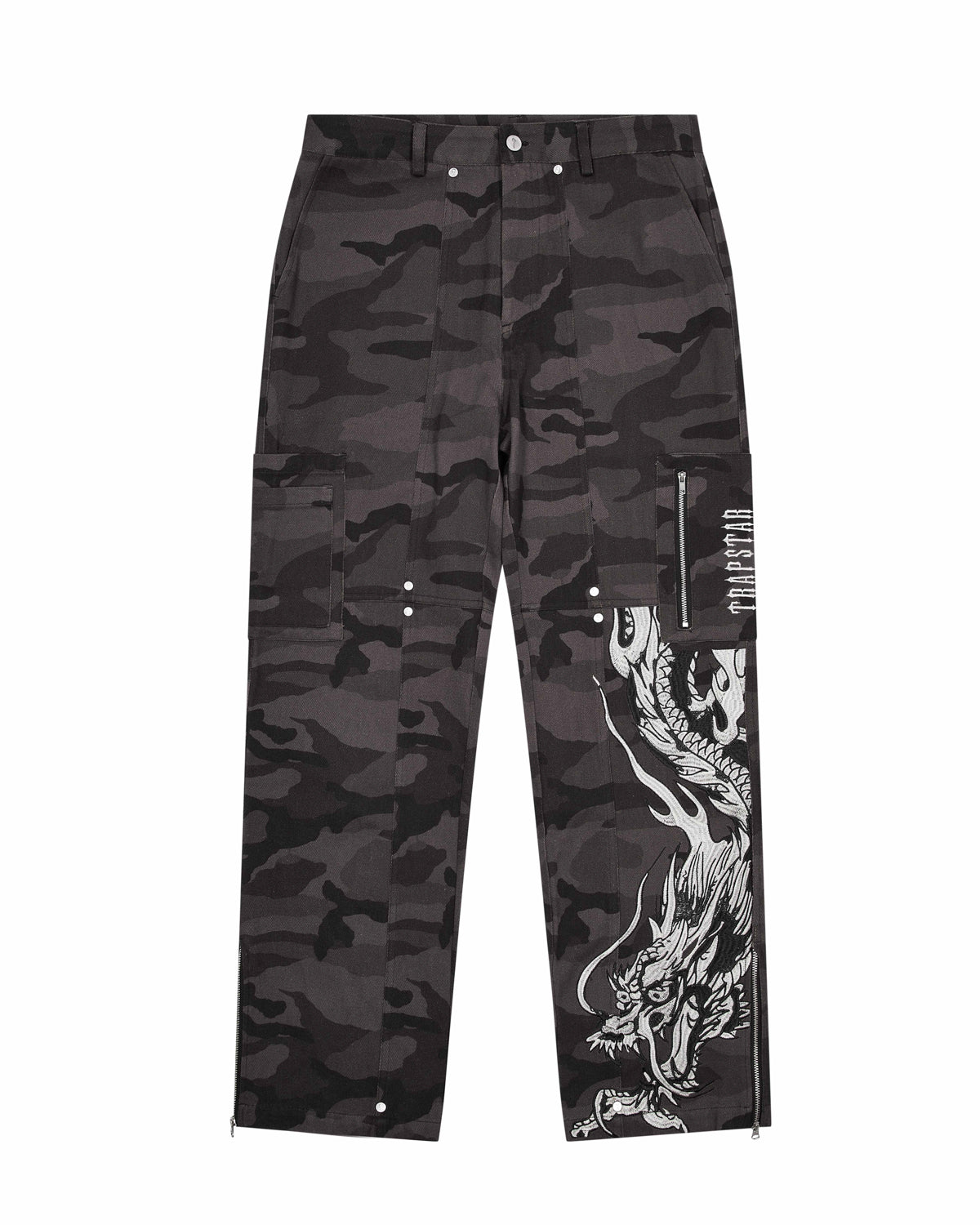 Trapstar x Ed Hardy Cargos - Black Camo