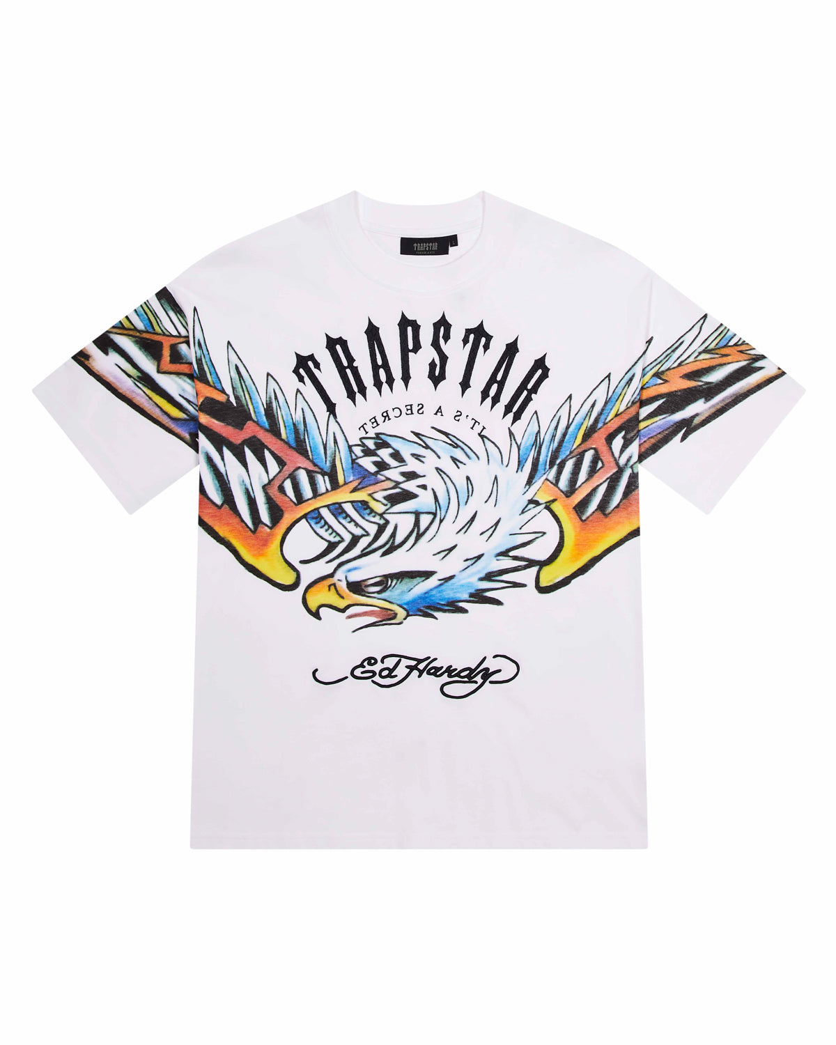 PRE-ORDER Trapstar x Ed Hardy Arched Eagle Tee - White