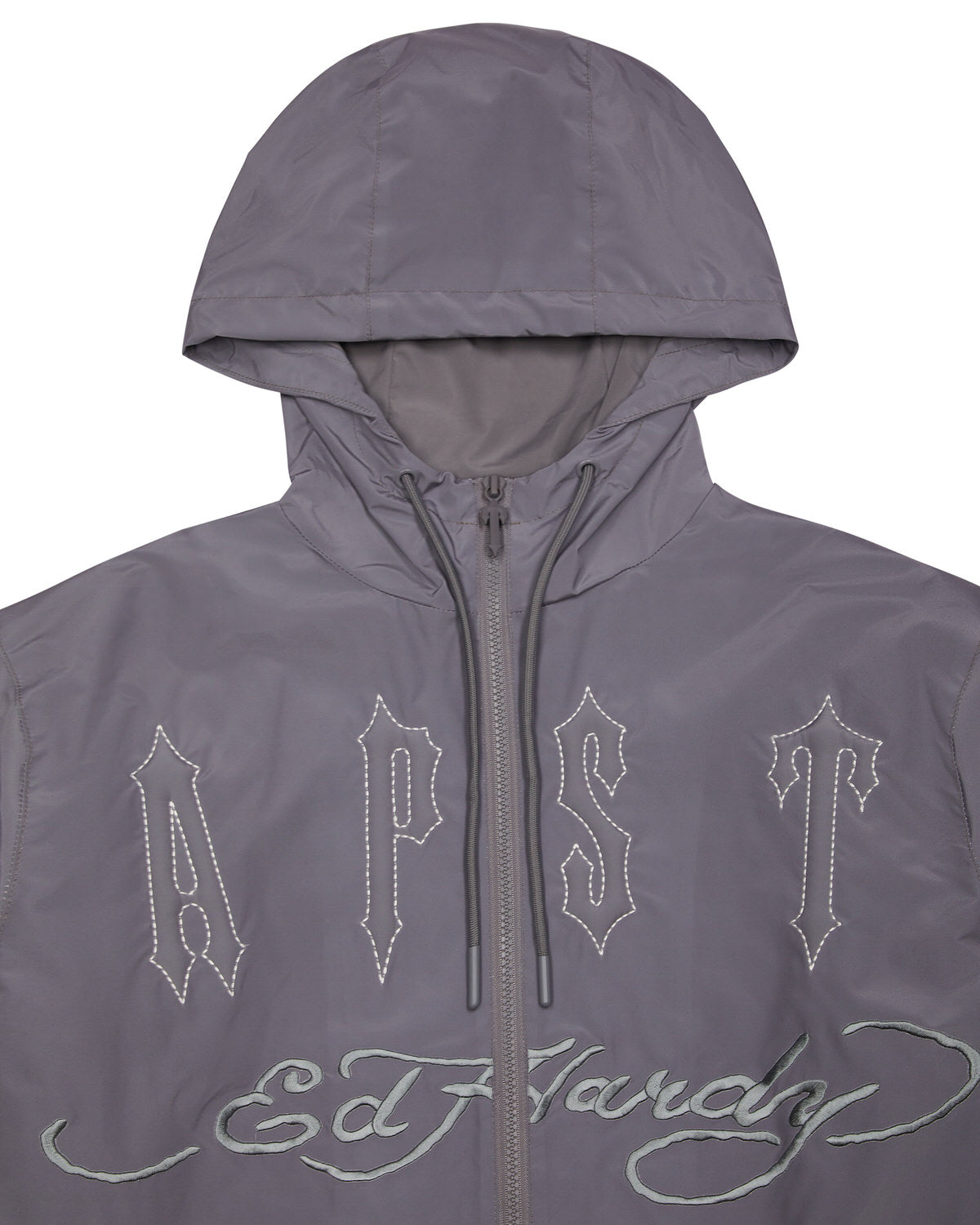 Trapstar x Ed Hardy Windbreaker - Grey