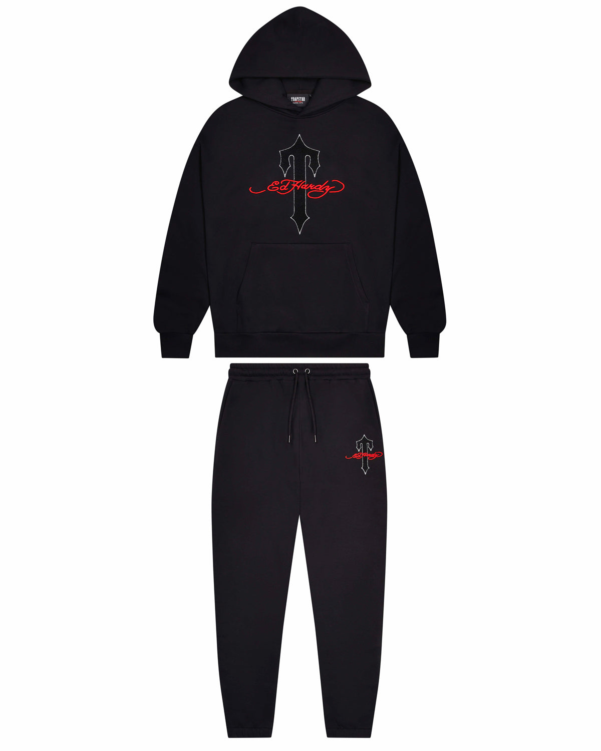 Trapstar x Ed Hardy Hoodie - Black