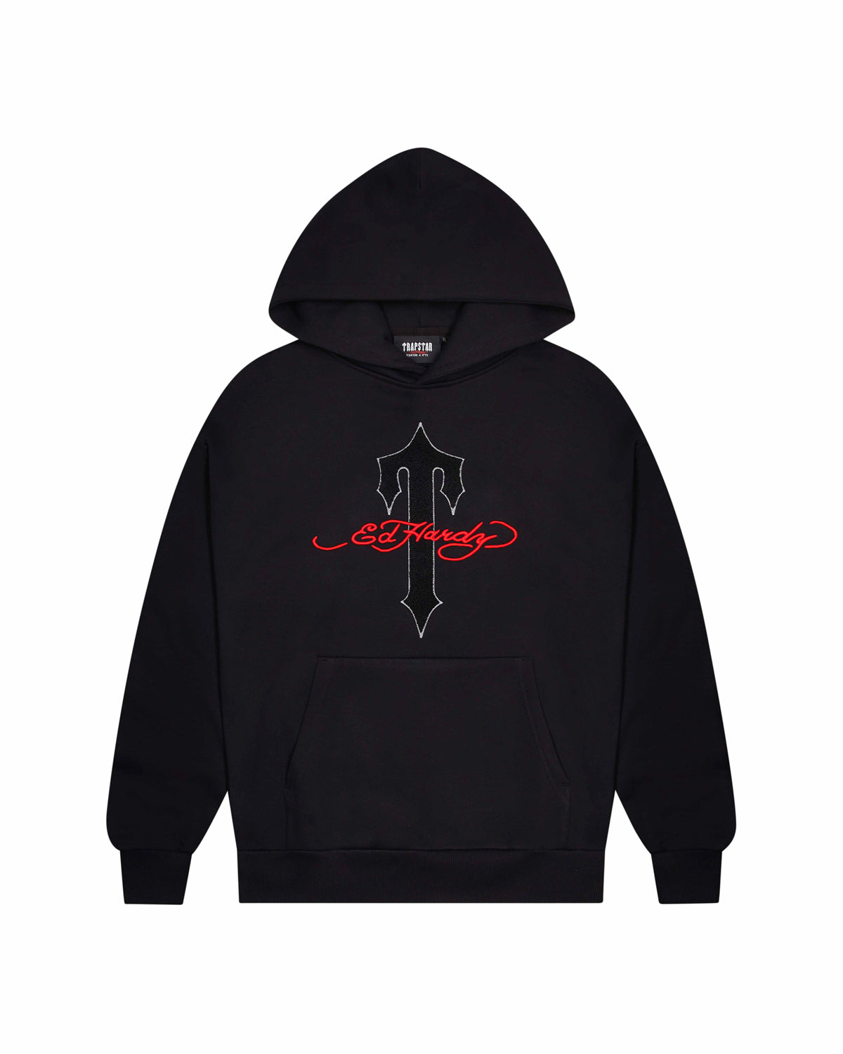 Trapstar x Ed Hardy Hoodie - Black