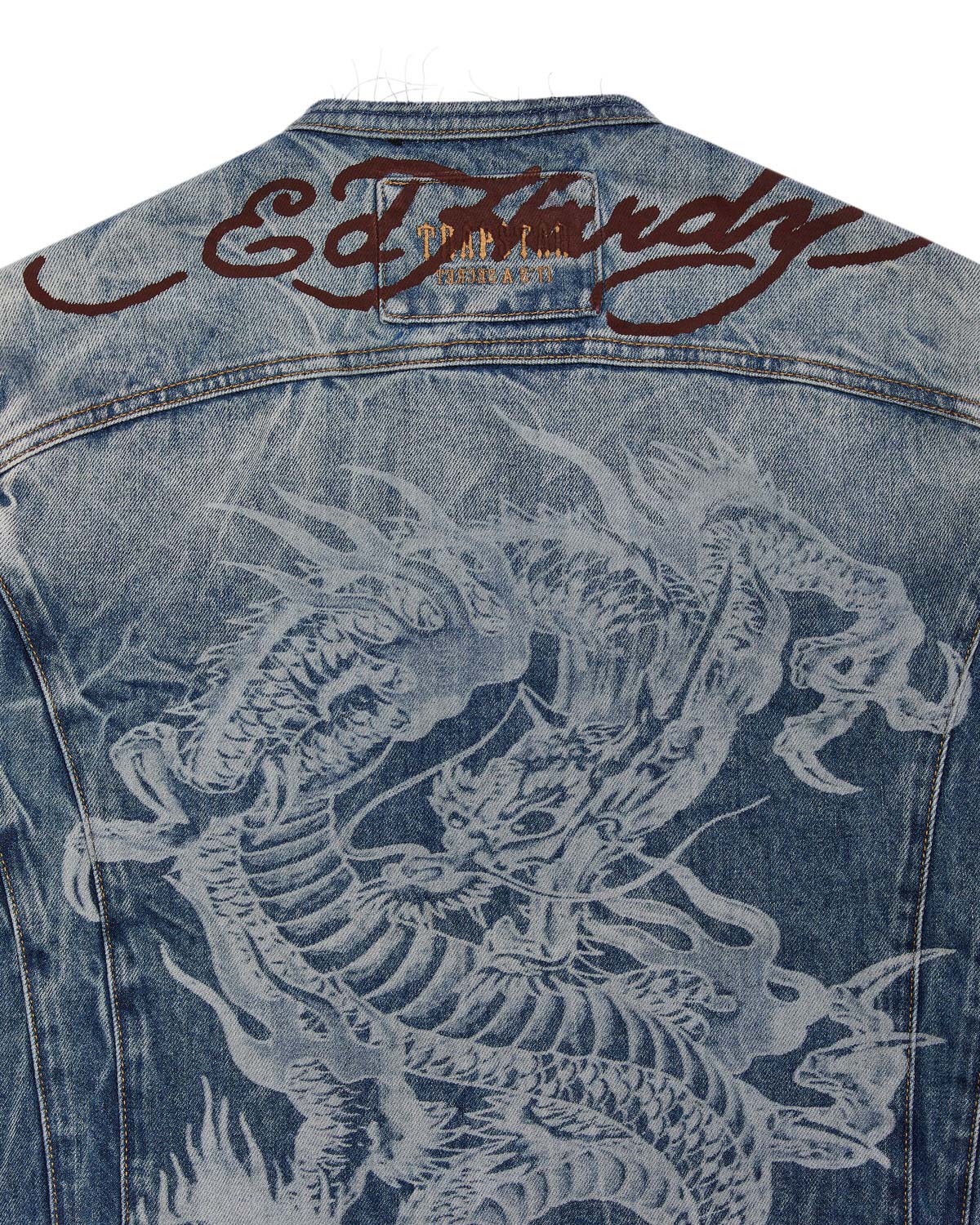 PRE-ORDER Trapstar x Ed Hardy Denim Jacket - Blue