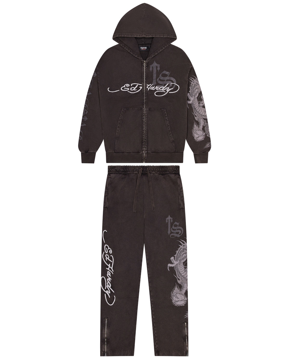 Trapstar x Ed Hardy Script Jogger - Grey