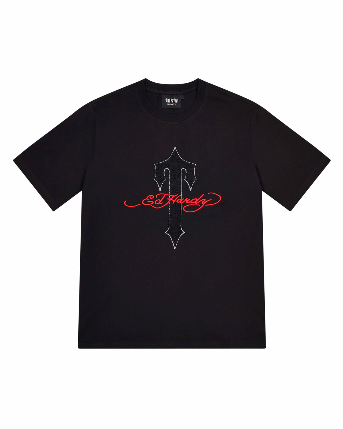 Trapstar x Ed Hardy Ironagte T Tee - Black