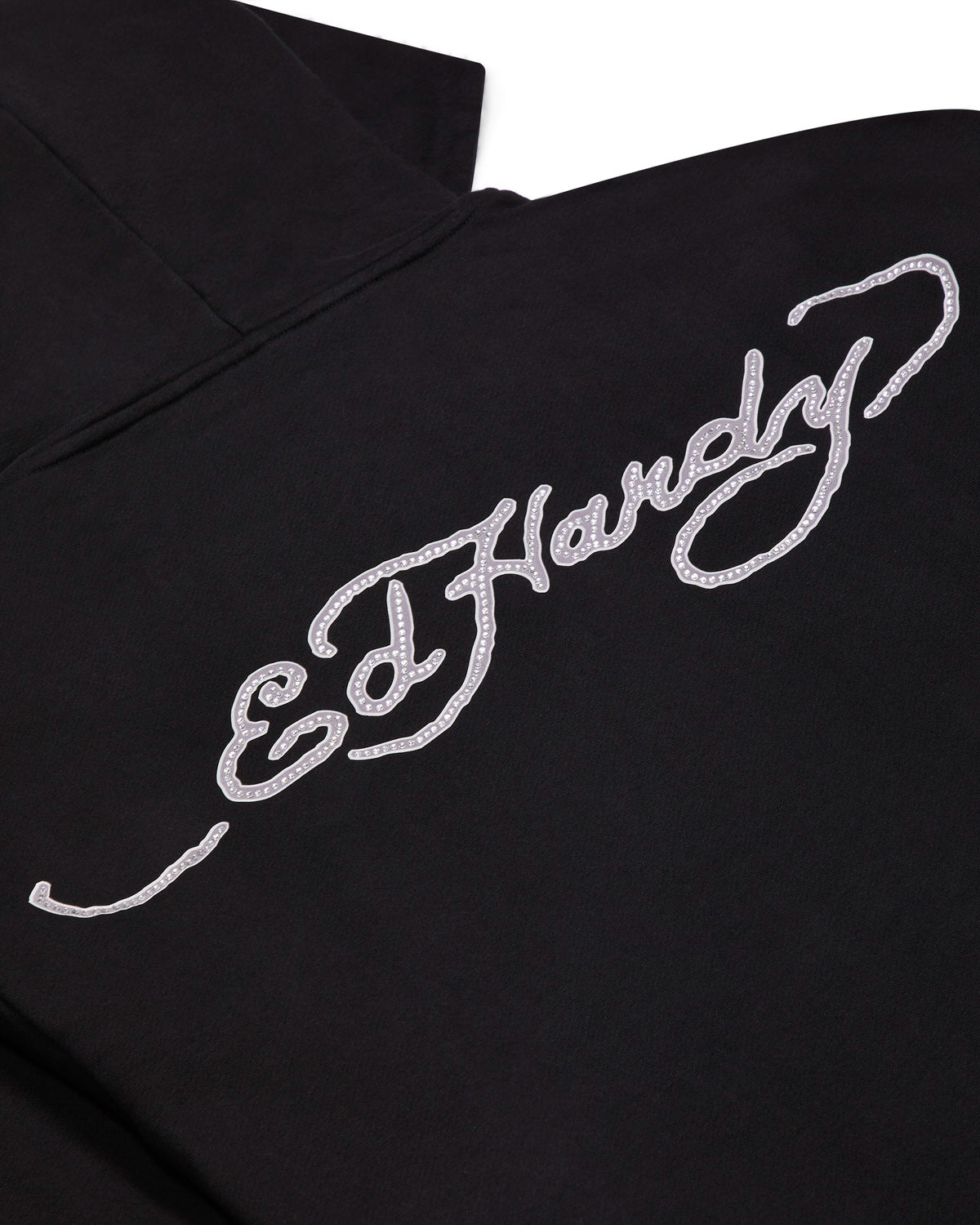 Trapstar x Ed Hardy Irongate Zip Through Hoodie - Black